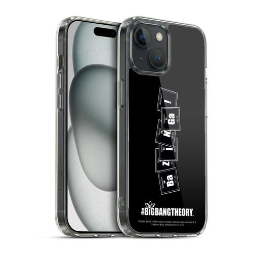 The Big Bang Theory Bazinga Elements Soft Gel Case for Apple iPhone 15 & MagSafe