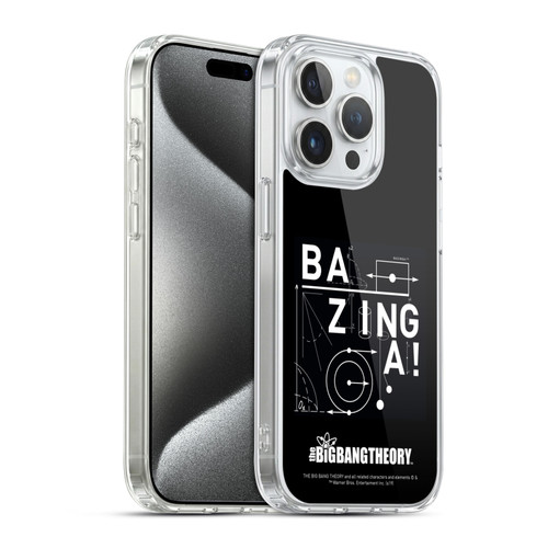 The Big Bang Theory Bazinga Physics Soft Gel Case for Apple iPhone 15 Pro & MagSafe