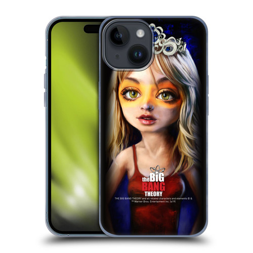 The Big Bang Theory Caricature Penny Soft Gel Case for Apple iPhone 15