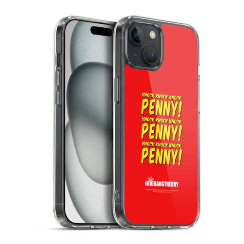 The Big Bang Theory Iconic Sheldon Knock Soft Gel Case for Apple iPhone 15 Plus & MagSafe