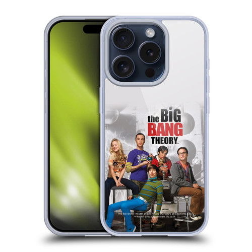 The Big Bang Theory Key Art Season 3 Soft Gel Case for Apple iPhone 15 Pro