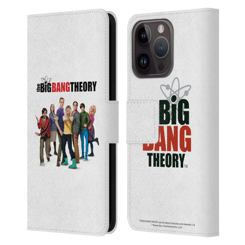 The Big Bang Theory Key Art Season 10 Leather Book Wallet Case Cover For Apple iPhone 15 Pro