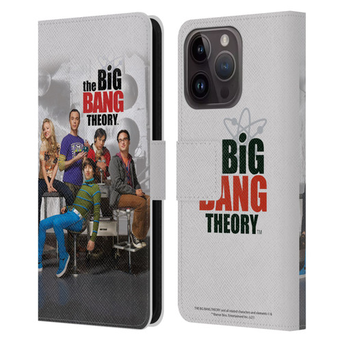The Big Bang Theory Key Art Season 3 Leather Book Wallet Case Cover For Apple iPhone 15 Pro