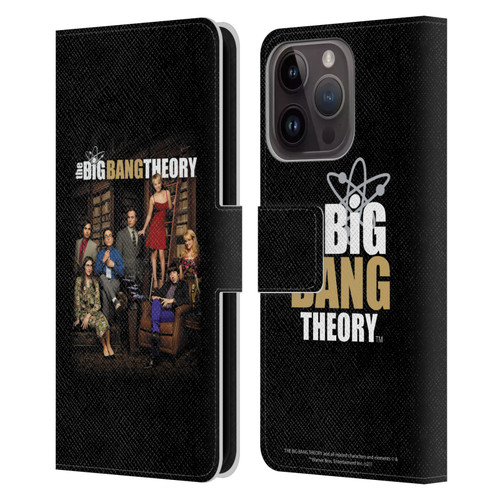 The Big Bang Theory Key Art Season 9 Leather Book Wallet Case Cover For Apple iPhone 15 Pro