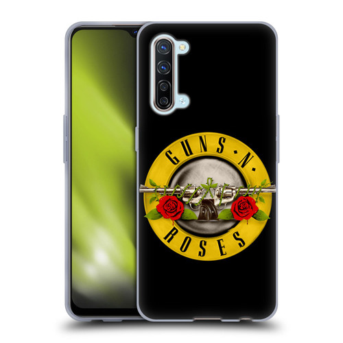 Guns N' Roses Key Art Bullet Logo Soft Gel Case for OPPO Find X2 Lite 5G