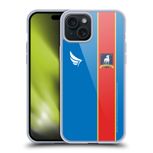 Ted Lasso Season 1 Graphics Jersey Soft Gel Case for Apple iPhone 15 Plus