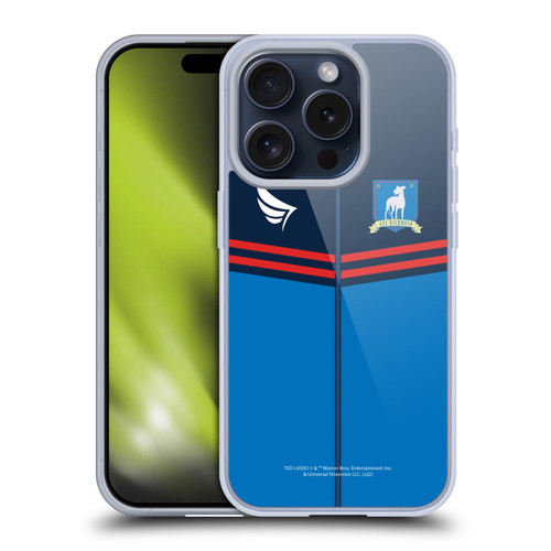 Ted Lasso Season 1 Graphics Jacket Soft Gel Case for Apple iPhone 15 Pro