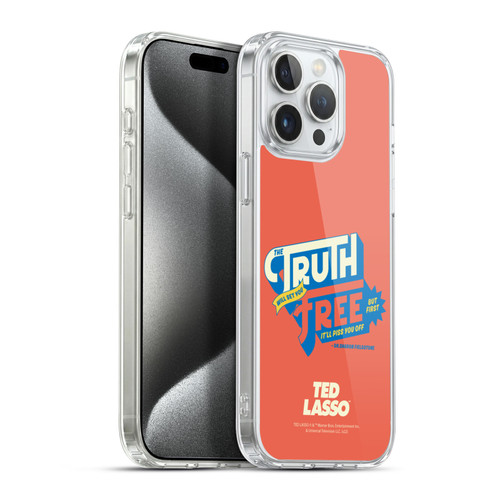 Ted Lasso Season 2 Graphics Truth Soft Gel Case for Apple iPhone 15 Pro Max & MagSafe