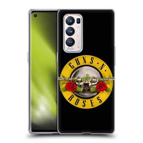 Guns N' Roses Key Art Bullet Logo Soft Gel Case for OPPO Find X3 Neo / Reno5 Pro+ 5G