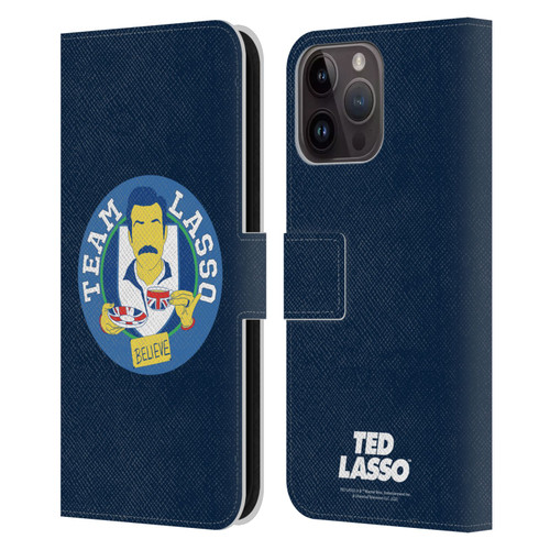 Ted Lasso Season 1 Graphics Team Lasso Leather Book Wallet Case Cover For Apple iPhone 15 Pro Max