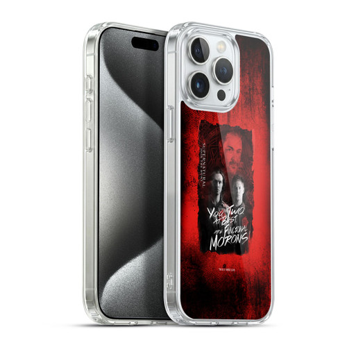 Supernatural Graphic Castiel Soft Gel Case for Apple iPhone 15 Pro Max & MagSafe