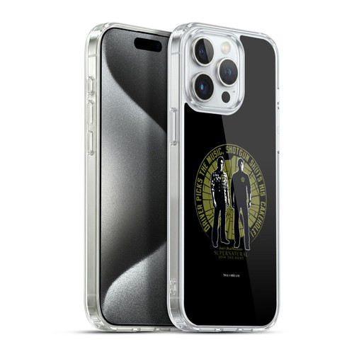 Supernatural Graphic Sam & Dean Soft Gel Case for Apple iPhone 15 Pro Max & MagSafe