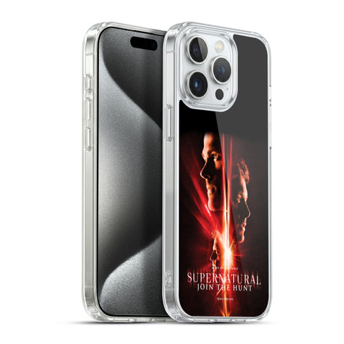 Supernatural Key Art Sam, Dean & Castiel Soft Gel Case for Apple iPhone 15 Pro Max & MagSafe