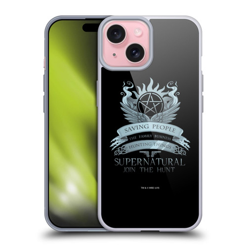 Supernatural Vectors Saving People Logo Soft Gel Case for Apple iPhone 15 Supernatural Vectors Saving People Logo Soft Gel Case for Apple iPhone 15