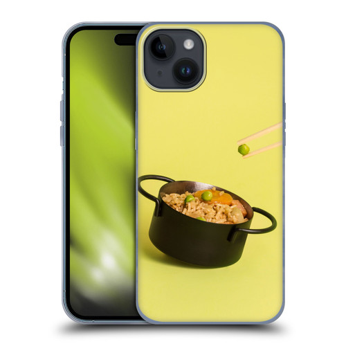 Pepino De Mar Foods Fried Rice Soft Gel Case for Apple iPhone 15 Plus