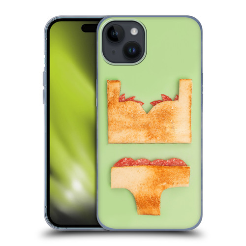 Pepino De Mar Foods Sandwich Soft Gel Case for Apple iPhone 15 Plus