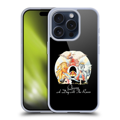 Queen Key Art A Day At The Races Soft Gel Case for Apple iPhone 15 Pro