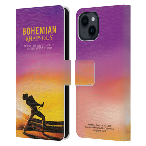 Queen Bohemian Rhapsody Iconic Movie Poster Leather Book Wallet Case Cover For Apple iPhone 15