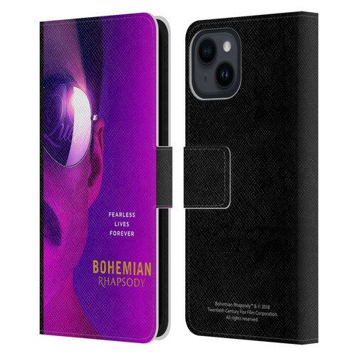 Queen Bohemian Rhapsody Movie Poster Leather Book Wallet Case Cover For Apple iPhone 15