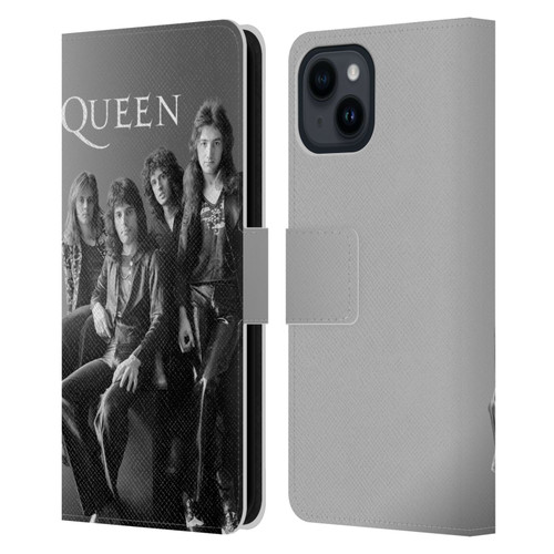 Queen Key Art Absolute Greatest Leather Book Wallet Case Cover For Apple iPhone 15