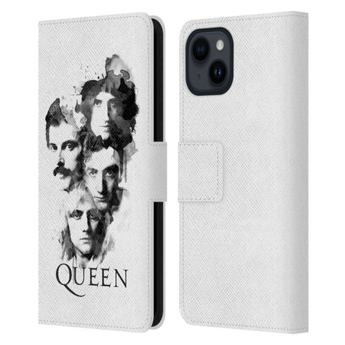 Queen Key Art Forever Leather Book Wallet Case Cover For Apple iPhone 15