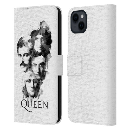 Queen Key Art Forever Leather Book Wallet Case Cover For Apple iPhone 15 Plus