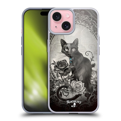 Alchemy Gothic Cats Paracelsus Soft Gel Case for Apple iPhone 15