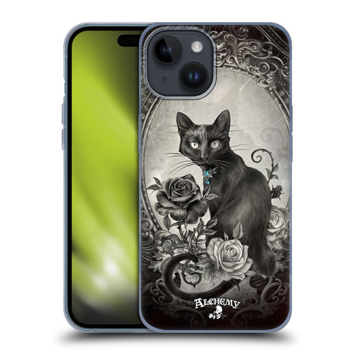 Alchemy Gothic Cats Paracelsus Soft Gel Case for Apple iPhone 15