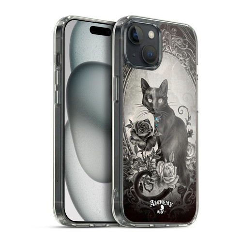 Alchemy Gothic Cats Paracelsus Soft Gel Case for Apple iPhone 15 Plus