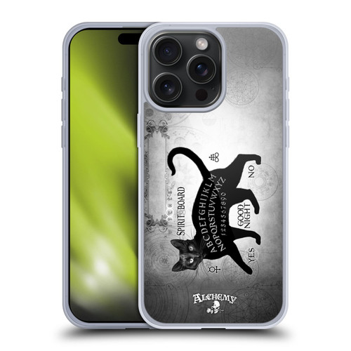 Alchemy Gothic Cats Black Cat Spirit Board Soft Gel Case for Apple iPhone 15 Pro Max