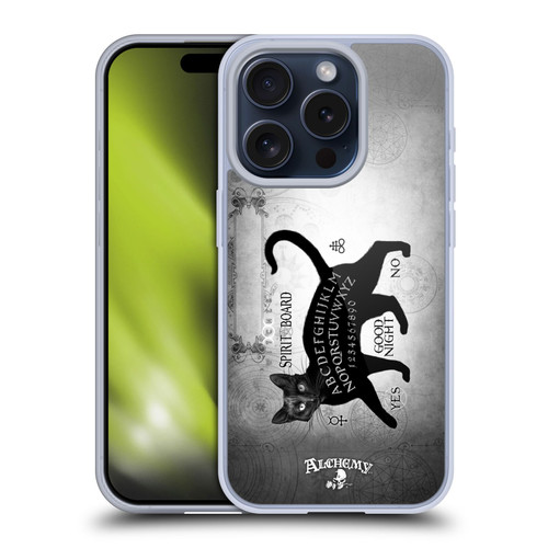 Alchemy Gothic Cats Black Cat Spirit Board Soft Gel Case for Apple iPhone 15 Pro