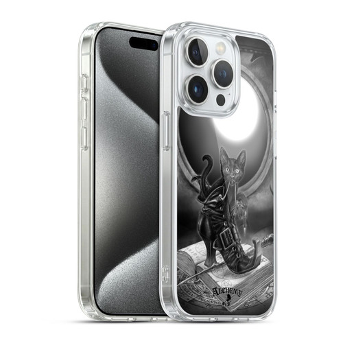 Alchemy Gothic Cats Midnight Mischief Soft Gel Case for Apple iPhone 15 Pro