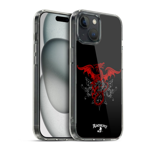 Alchemy Gothic Dragon Draco Rosa Soft Gel Case for Apple iPhone 15 & MagSafe