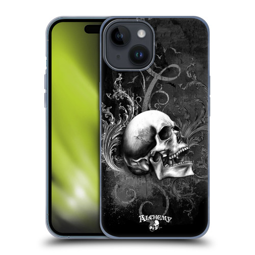 Alchemy Gothic Skull De Profundis Soft Gel Case for Apple iPhone 15