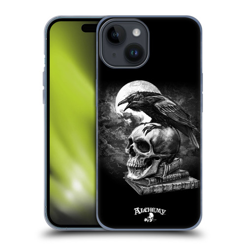 Alchemy Gothic Wing Poe's Raven Soft Gel Case for Apple iPhone 15