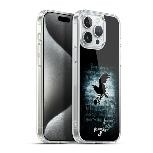 Alchemy Gothic Wing Nevermore Soft Gel Case for Apple iPhone 15 Pro Max