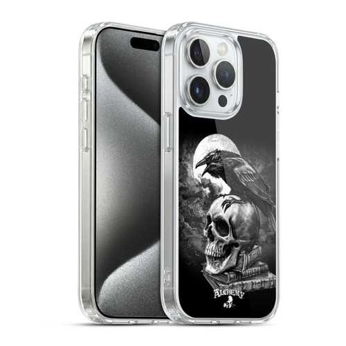 Alchemy Gothic Wing Poe's Raven Soft Gel Case for Apple iPhone 15 Pro