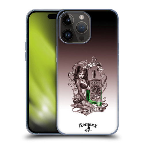 Alchemy Gothic Woman Devil's Green Dew Soft Gel Case for Apple iPhone 15 Pro Max