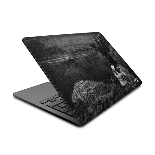 Alchemy Gothic Dark Nine Lives Of Poe Skull Cat Vinyl Sticker Skin Decal Cover for Apple MacBook Air 13.6" 2022 / 2024 / 2025 / 2026