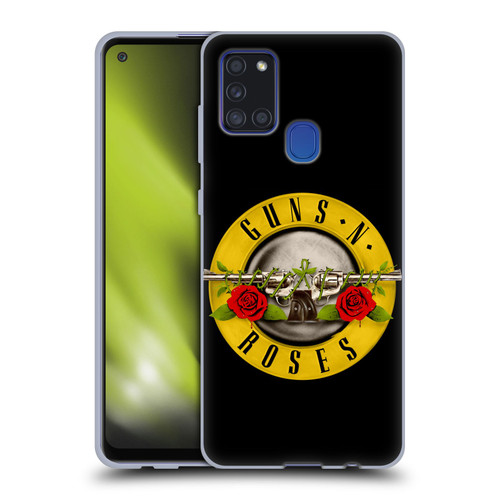 Guns N' Roses Key Art Bullet Logo Soft Gel Case for Samsung Galaxy A21s (2020)