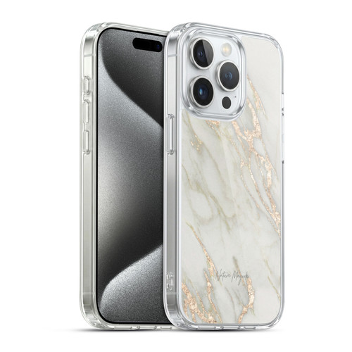 Nature Magick Marble Metallics Gold Soft Gel Case for Apple iPhone 15 Pro & MagSafe