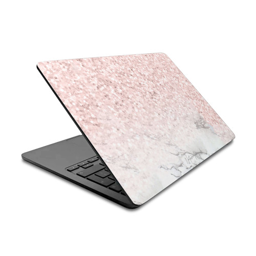Nature Magick Rose Gold Marble Glitter Blush Sparkle Vinyl Sticker Skin Decal Cover for Apple MacBook Air 13.6" A2681 (2022)