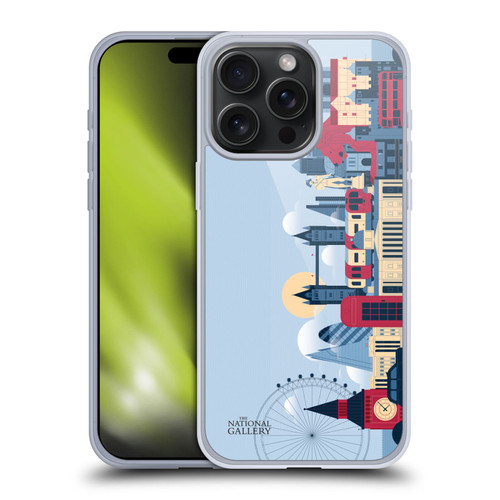 The National Gallery Art London Skyline Soft Gel Case for Apple iPhone 15 Pro Max