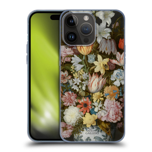 The National Gallery Art A Still Life Of Flowers In A Wan-Li Vase Soft Gel Case for Apple iPhone 15 Pro Max