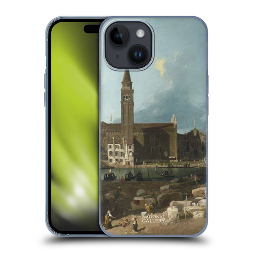 The National Gallery Nature The Stonemason's Yard Soft Gel Case for Apple iPhone 15