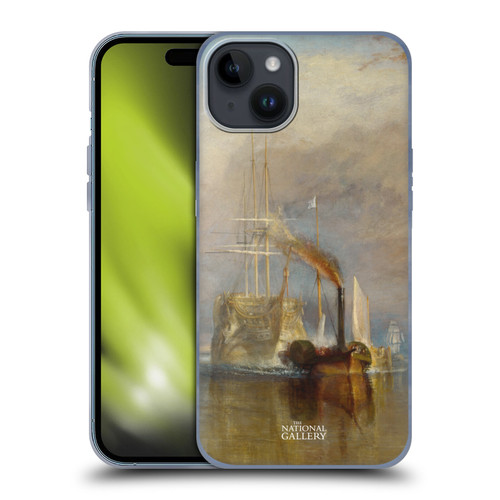 The National Gallery Nature The Fighting Temeraire Soft Gel Case for Apple iPhone 15 Plus