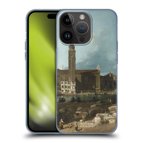 The National Gallery Nature The Stonemason's Yard Soft Gel Case for Apple iPhone 15 Pro