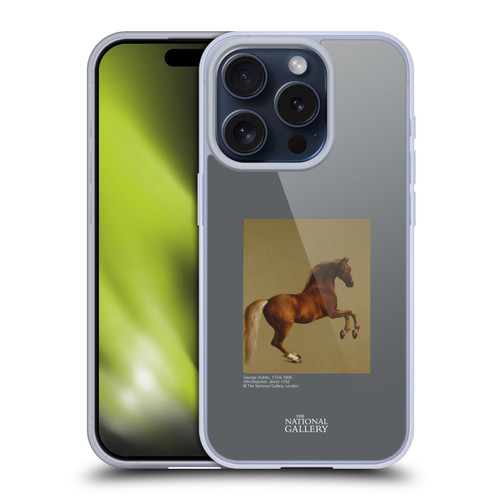The National Gallery Nature Whistlejacket Soft Gel Case for Apple iPhone 15 Pro & MagSafe