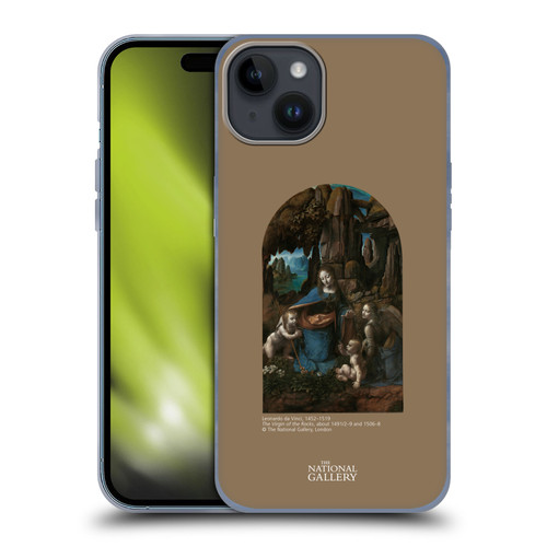 The National Gallery Religious & Mythological The Virgin Of The Rocks Soft Gel Case for Apple iPhone 15 Plus