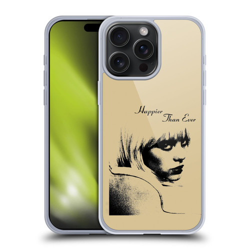 Billie Eilish Happier Than Ever Album Image Soft Gel Case for Apple iPhone 15 Pro Max & MagSafe